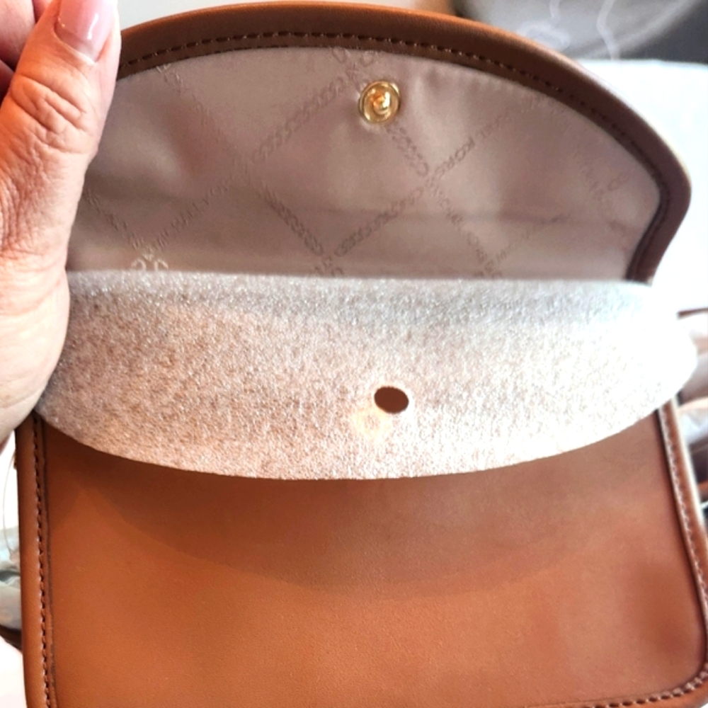🏷️MK Eliza Large NS Tote Bag with Pouch Clear Geranium PINK - Picture 9 of 11